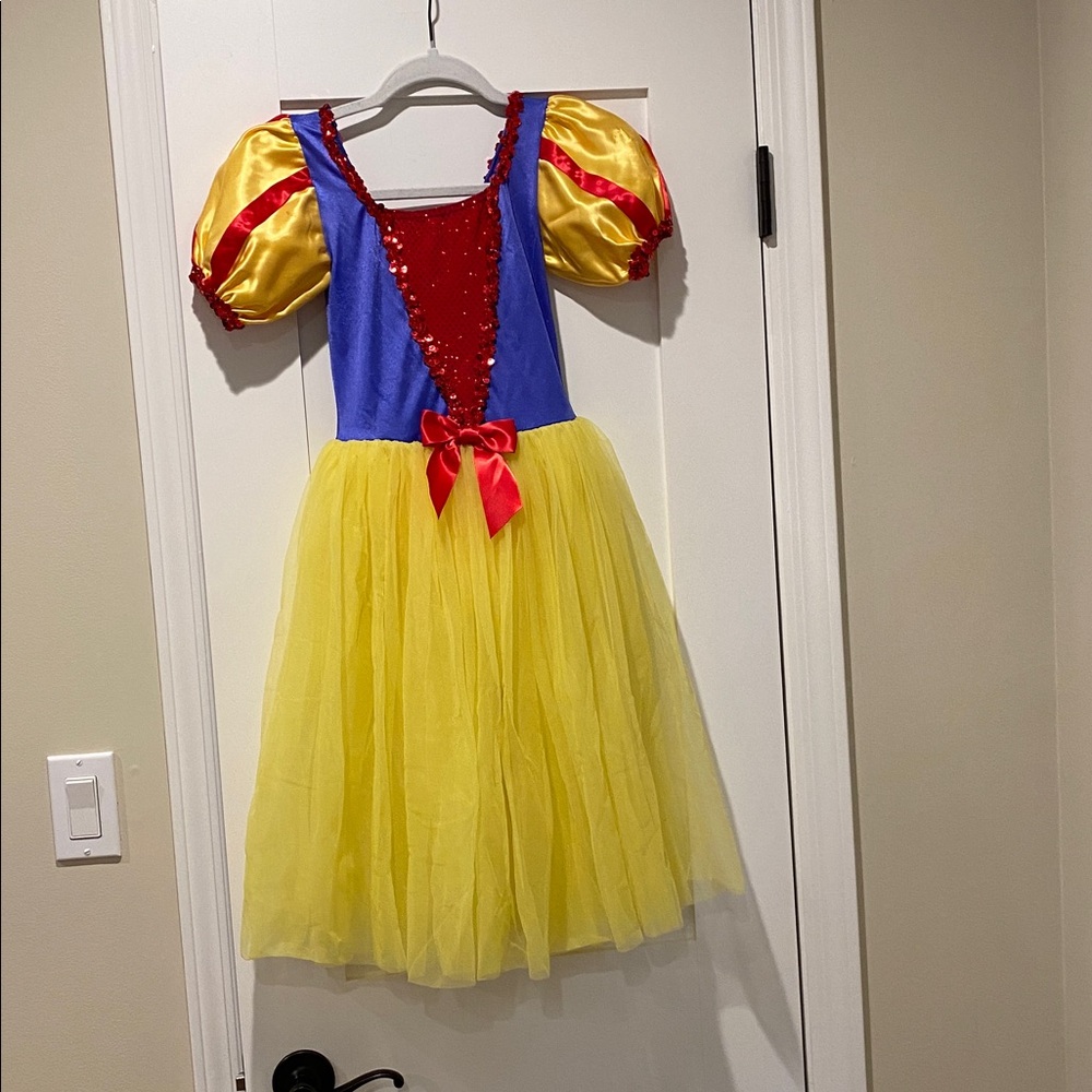 Awish Come True Kids  Snow White Costume Dress 8-10 Festival  Fairy Whimsy